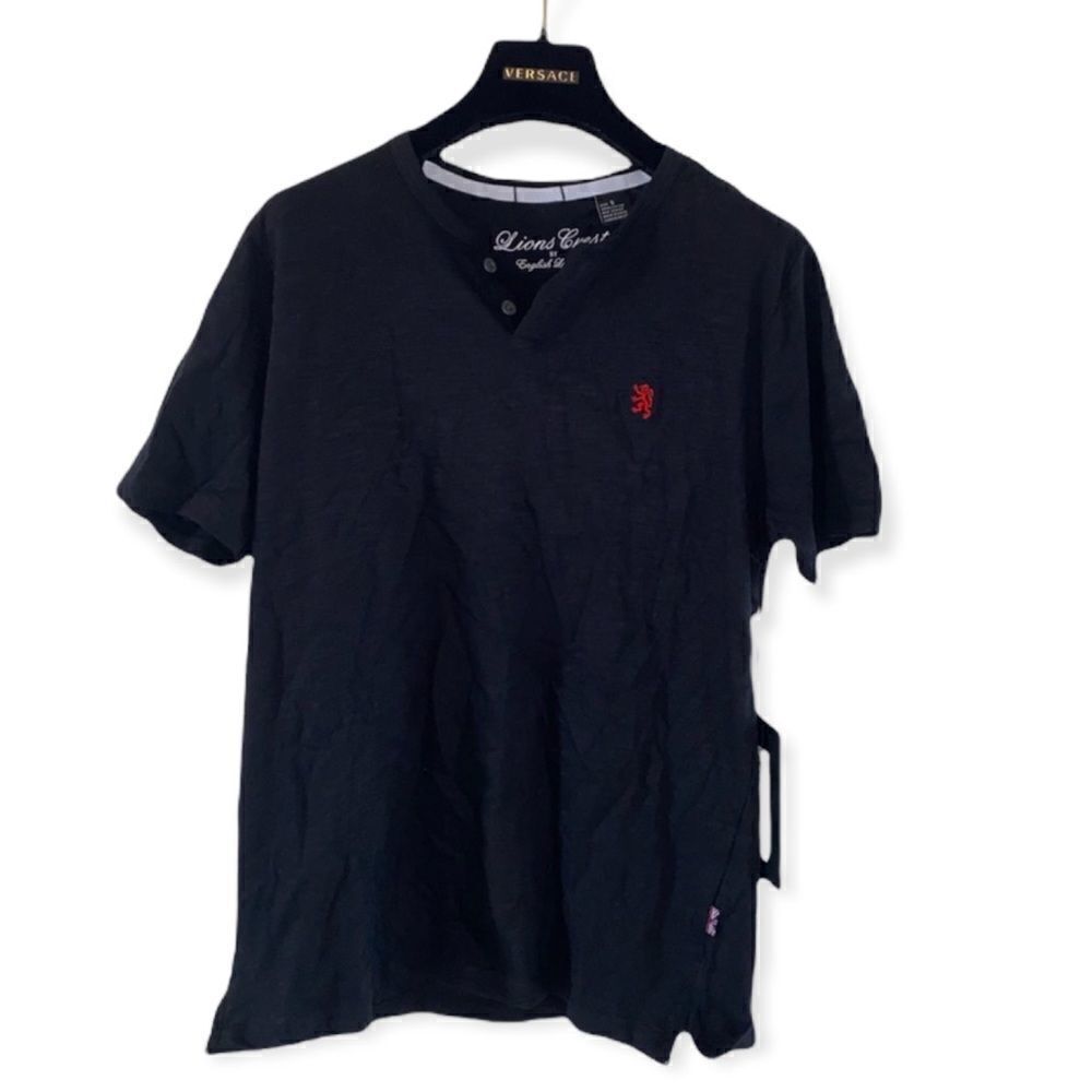 English Laundry Black And Red Short Sleeve Tee Shirt Size Small NWT